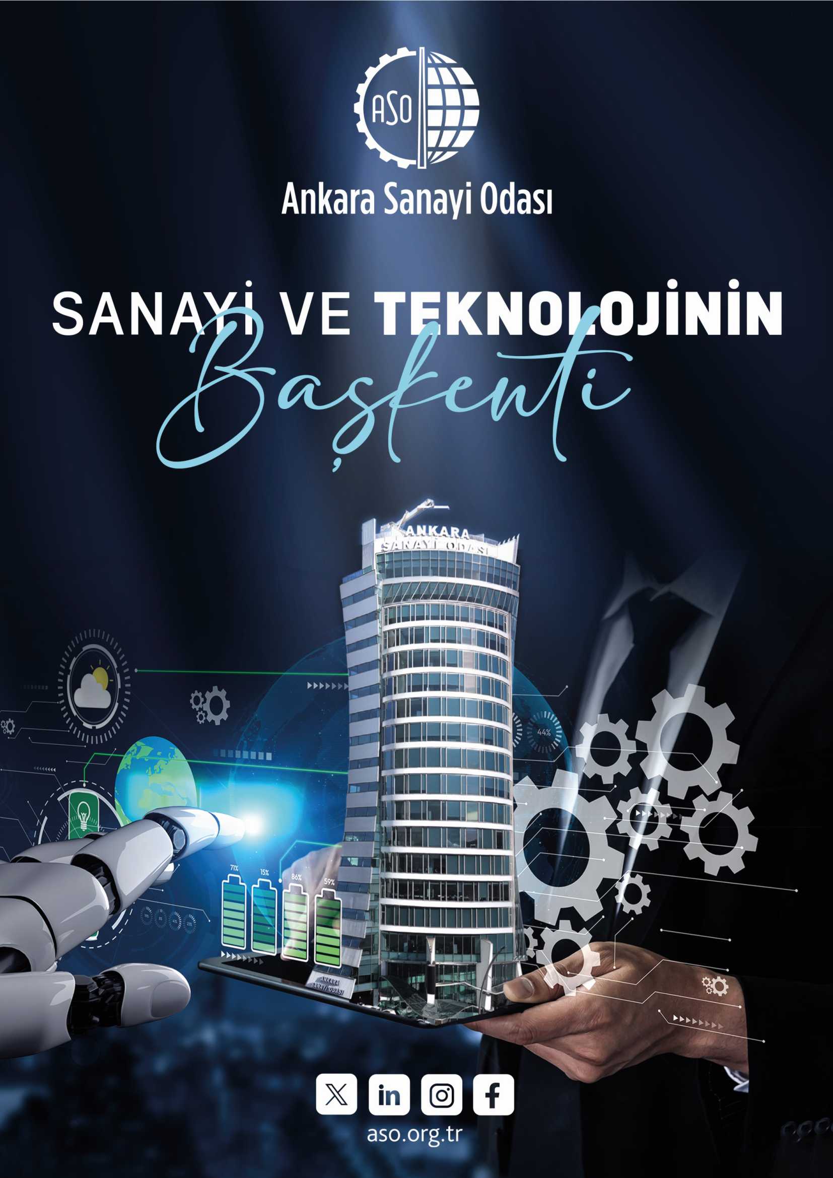 Ankara Sanayi Odası kurumsal gazete reklamı